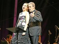 Actuación en Halle (Alemania) junto a Pláscido Domingo