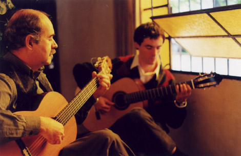 Walter junto a Pablo Ascúa