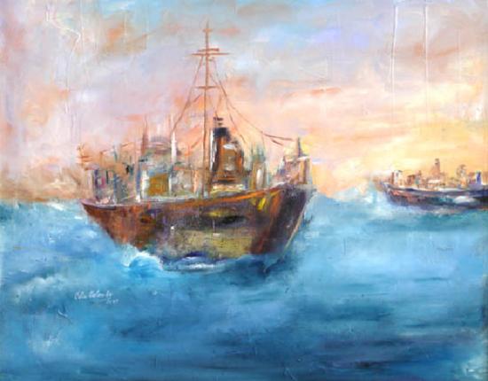 Obra: Viejos pesqueros