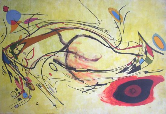 Obra: Kandinski/Elkoro Hipertexto - Oleo - 2003