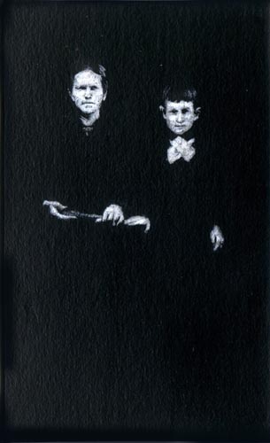 Obra: Sin título. Acrílico s/ cartón