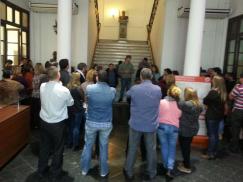 Continúa el estado de Asamblea permanente en el Ministerio de Salud casa central