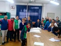 Asamblea de trabajadores/as en el Hospital Sayago