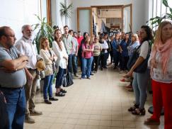 Continúan las medidas de fuerza en el Ministerio de Justicia y Derechos Humanos