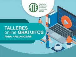 Talleres gratuitos para afiliadas y afiliados 