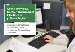 Se vuelve a dictar la Charla Informativa Gestión Documental Electrónica y Firma Digital