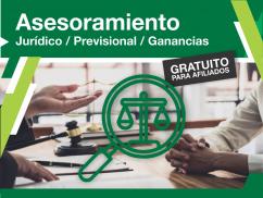 Asesoramiento jurídico, previsional y en ganancias para afiliados/as