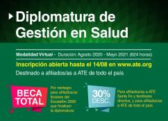 Inscripción abierta a la 4ta. Cohorte de la Diplomatura de Gestión en Salud