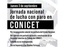 Jornada de Nacional de Lucha en el CONICET