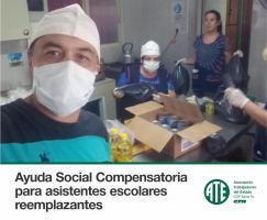 Ayuda Social Compensatoria para asistentes escolares reemplazantes