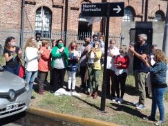 “Maestro Fuentealba”: presentes en el acto para renombrar la calle de la Regional VI