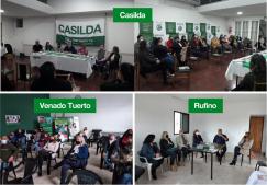Recorrida por departamentos del sur provincial