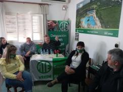 Nutrida agenda gremial con referentes de San Jorge y localidades cercanas