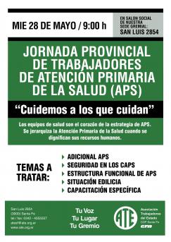 JORNADA PROVINCIAL DE TRABAJADORES DE LA ATENCIÓN  PRIMARIA DE LA SALUD