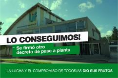 Pase a planta de contratados/as en el LIF