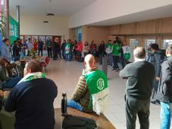 Asamblea en el Ministerio de la Producción, Ciencia y Tecnología