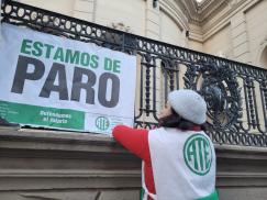 Altísima adhesión a la segunda jornada de paro de ATE