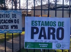 2º Jornada de Paro por el adelantamiento del aumento salarial