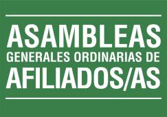 Asamblea General Ordinaria de Afiliados/as