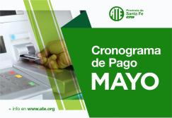 Cronograma de pago correspondiente al mes de mayo