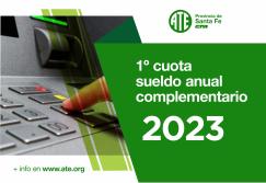 Cronograma de pago de la primer cuota del sueldo anual complementario a los trabajadores/as públicos provinciales