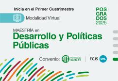 Se extiende la inscripción hasta el 30 de abril para la Maestría en Desarrollo y Políticas Públicas