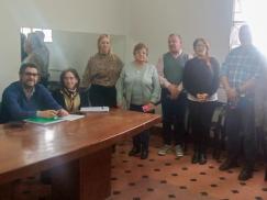 Reunión en el Hospital Vera Candioti