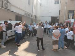 Repudio ante estos actos de violencia y estado de asamblea en el Servicio de Emergencias del 107 