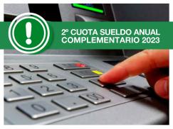 Cronograma de pago de la segunda cuota del sueldo anual complementario (SAC)