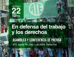 Asamblea de trabajadores/as de Organismos Nacionales