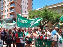 Paro y movilización con un 85% de acatamiento en los servicios estatales