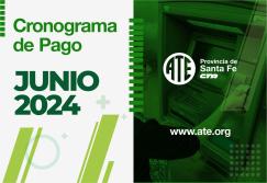 Cronograma de pago correspondiente al mes de junio