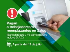 Pago a Reemplazos y Emergencias de Salud