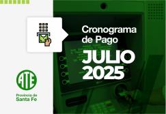 Cronograma de pago correspondiente al mes de julio