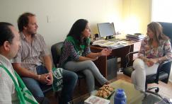 PASE A PLANTA: ATE SE REUNIÓ JUNTO A CONTRATADOS CON LA DIPUTADA AEBERHARD