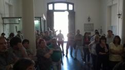 CONTINÚA EL ESTADO DE ASAMBLEA PERMANENTE EN EL MINISTERIO DE SALUD, CASA CENTRAL