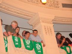 Gestiones con Legisladores para la sanción de la Ley de Pase a Planta